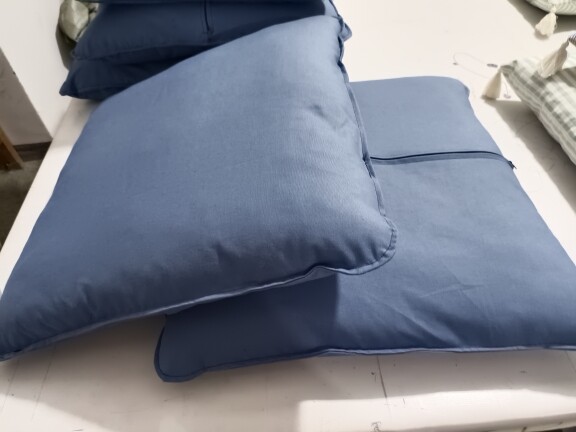 坐垫塌塌米垫子木箱厚垫可拆卸亚麻布料大坐垫 珍珠棉填充