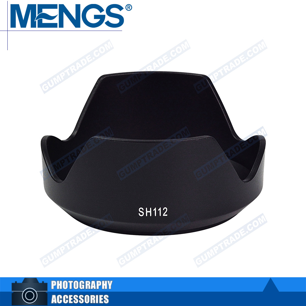 MENGS 索尼SH112遮光罩E18-55 NEX5C 5N C3 F3 NEX-7 6L 3C可反扣