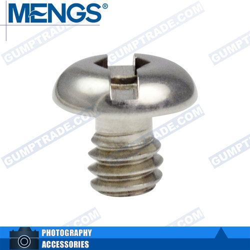 MENGS 1/4&amp;amp;amp;amp;amp;amp;amp;amp;quot;不锈钢相机螺丝摄影配件一字槽内六角适用于三脚架快装板厂家直销