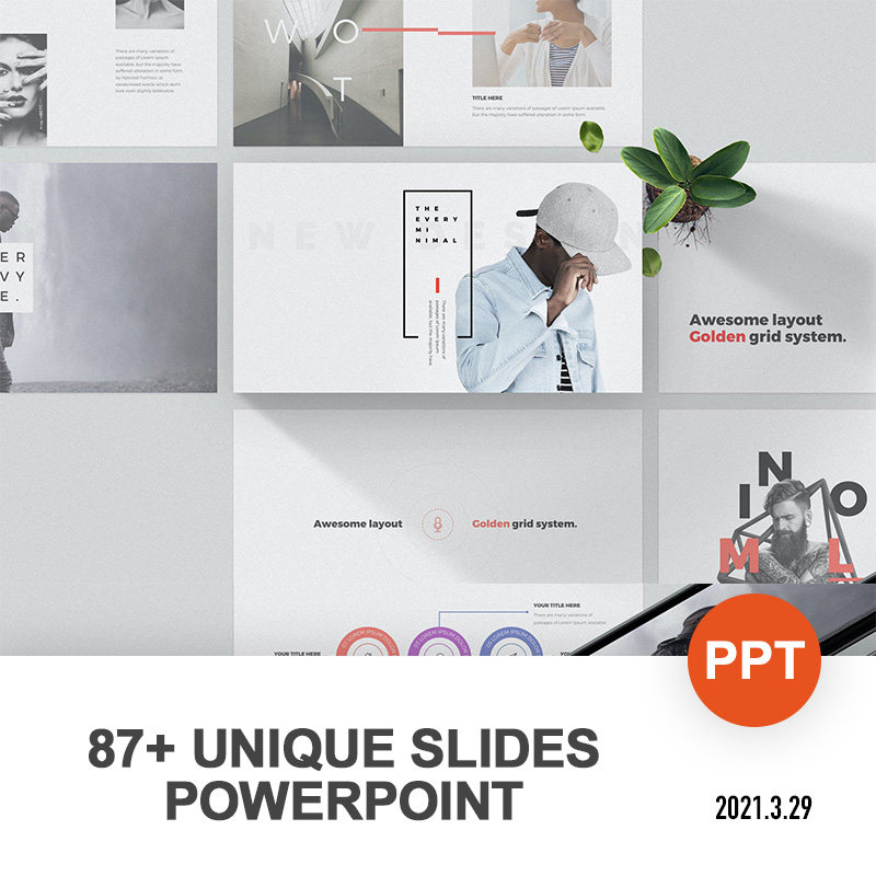 文艺ppt模板精选平面设计简约大方创意图形时尚小清新ppt素材新款