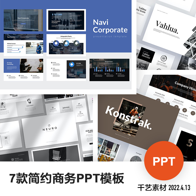 商务ppt模板高级感工作总结团队展示企业介绍宣传模版ppt素材下载