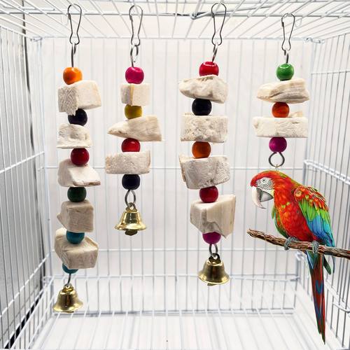 墨鱼骨磨牙串鹦鹉玄凤虎皮牡丹啃咬解闷玩具鸟类补钙宠物用品