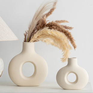 新款简约花插高级感家居轻奢餐桌客厅桌面电视柜样板间装饰品摆件