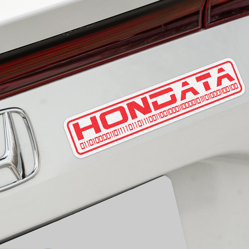适用于GK5 FD2 FC1改装贴HONDATA JDM汽车贴纸ECU车载电脑 车贴花
