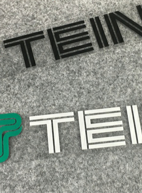 适用于机车日本tein绞牙避震品牌logo反光贴纸 汽车个性改装车身