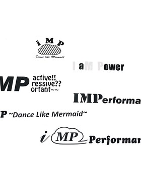 汽车通用车型 iMP Performance正品黑色白色车贴贴纸装饰贴