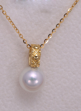 DIY手工制作珍珠项坠不含珍珠单个吊坠银饰 s925纯银吊坠配件