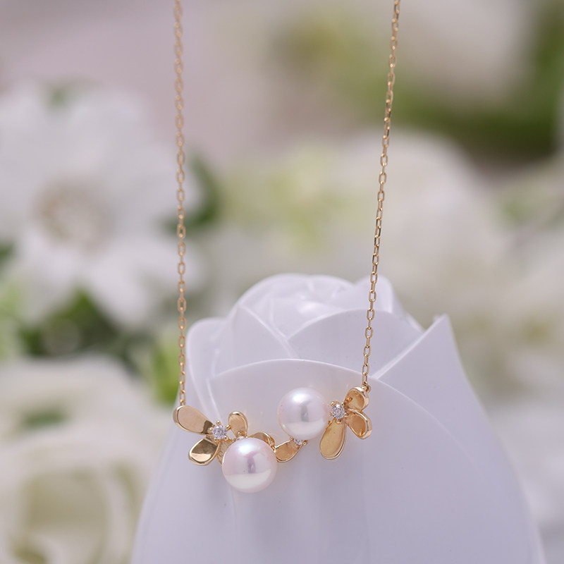 s925纯银银饰项链配件珍珠饰品diy手工制作锁骨链蝴蝶结项链空托,饰品/流行首饰/时尚饰品新,项链,淘宝优惠券,粉丝福利购,淘宝优惠卷