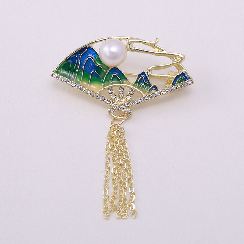 diy手工制作珍珠饰品胸花配件图片