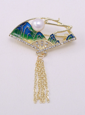 diy手工制作珍珠饰品胸花配件