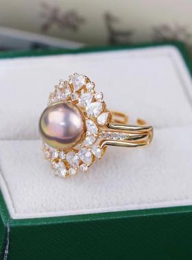 DIY配件S925纯银微镶戒指托指环