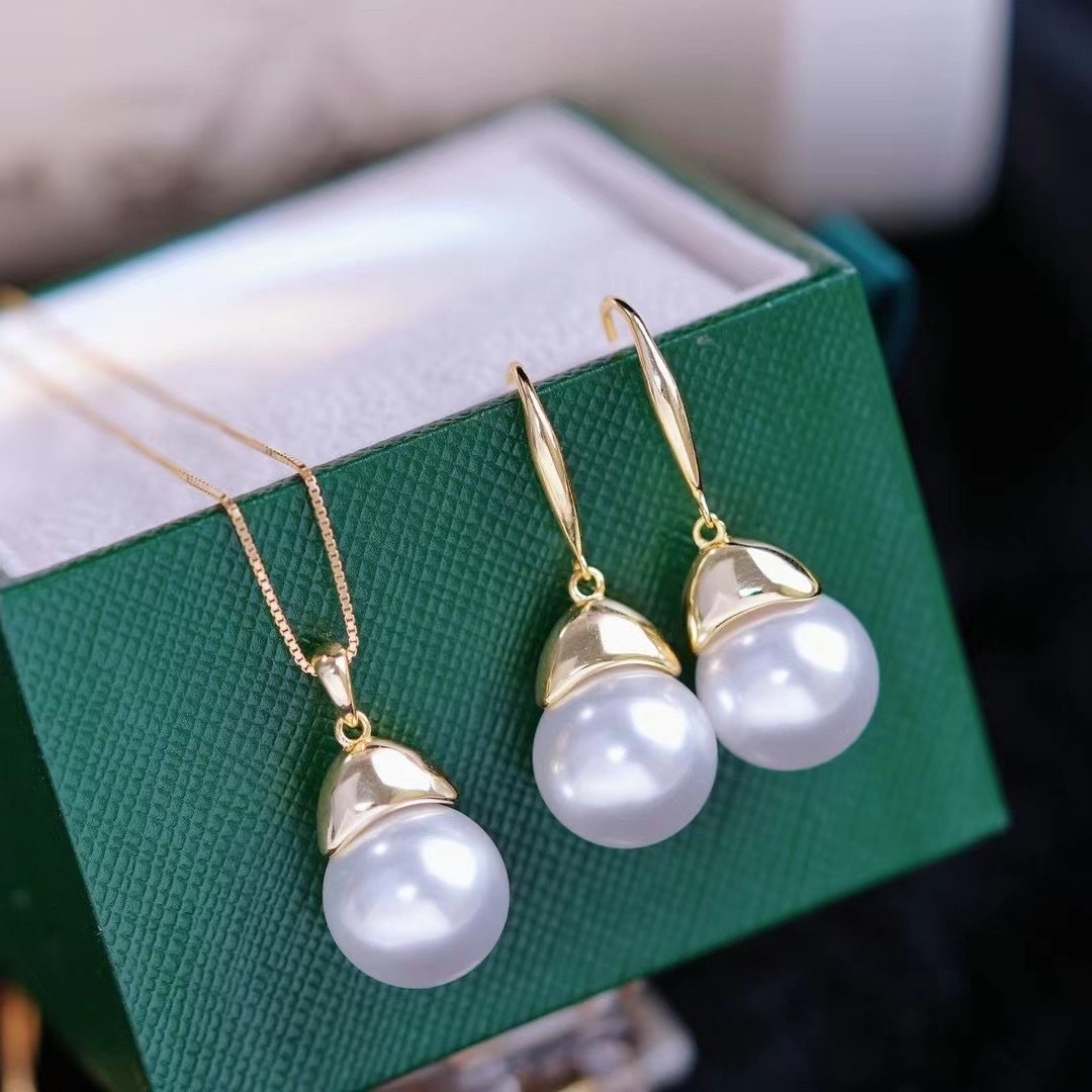 s925纯银元宝耳钩项坠两件套配件 diy手工制作珍珠吊坠不含链配件,饰品/流行首饰/时尚饰品新,耳钉,淘宝优惠券,粉丝福利购,淘宝优惠卷