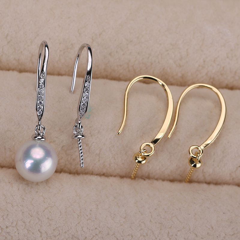 s925纯银银饰耳饰配件 珍珠饰品diy手工制作耳钩耳坠半成品耳环,饰品/流行首饰/时尚饰品新,耳环,淘宝优惠券,粉丝福利购,淘宝优惠卷