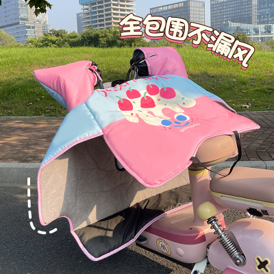 电动车挡风被冬季加绒加厚