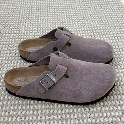 舒适休闲包头拖鞋软木女鞋