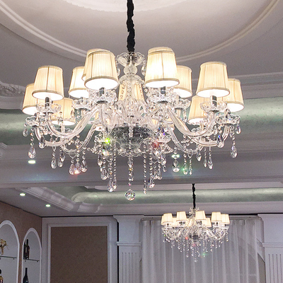 欧式风客厅卧室水晶吊灯