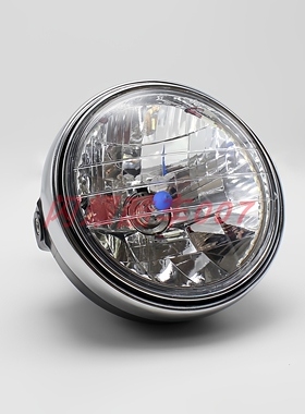 摩托车配件CB400 CB500 CB1300街车改装水晶前大灯LED行车灯总成