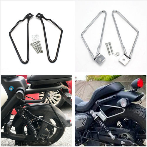 复古摩托车改装通用侧边包支架