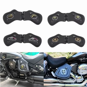 Harley 883 Night Walker X48 Lifan V16 Black Flag 500 Модифицированная выхлопная труба двигателя против изоляции ног.