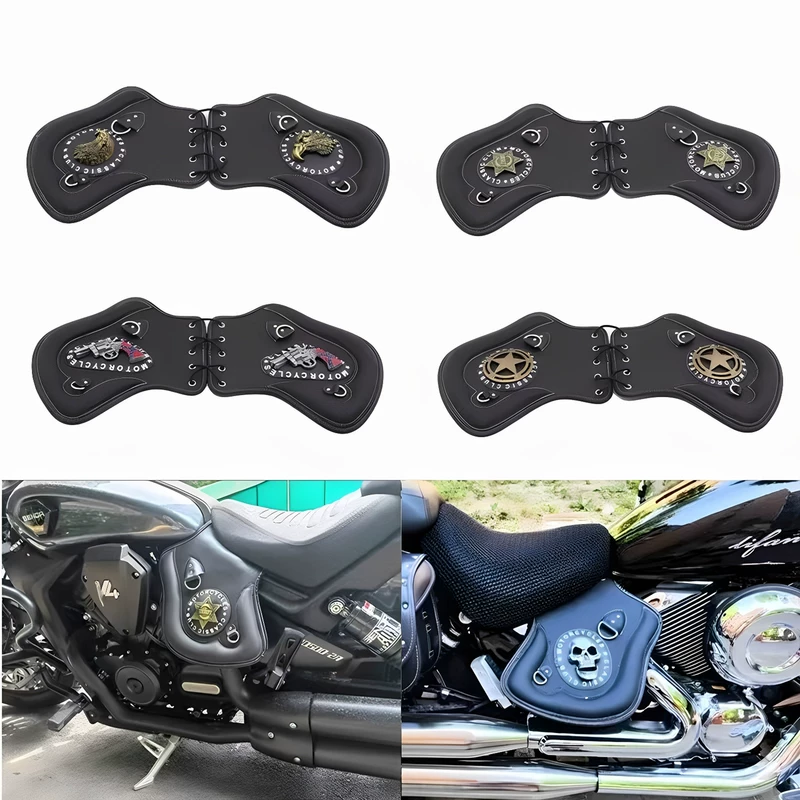 Harley 883 Night Walker X48 Lifan V16 Black Flag 500 Модифицированная выхлопная труба двигателя против изоляции ног.
