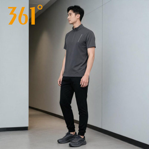 361°男款短袖T恤2026秋季新款宽松圆领运动休闲上衣552624127