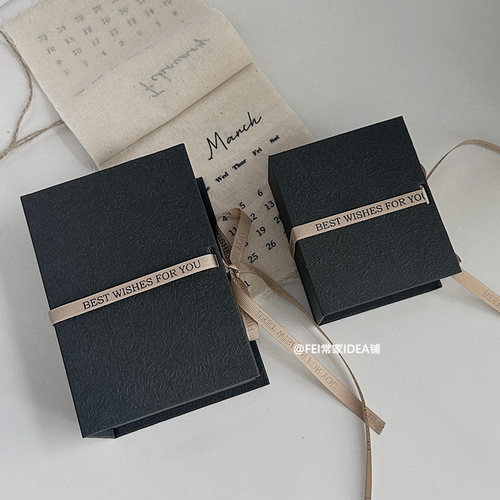 原创小众轻奢复古高级首饰包装盒