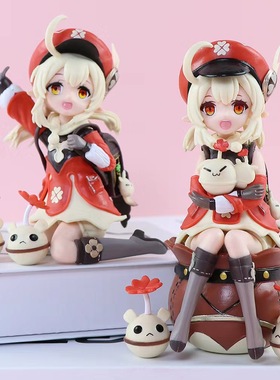 蒙派可莉可爱手办创意桌面摆件压泡面美少女动漫机箱潮玩礼物周边