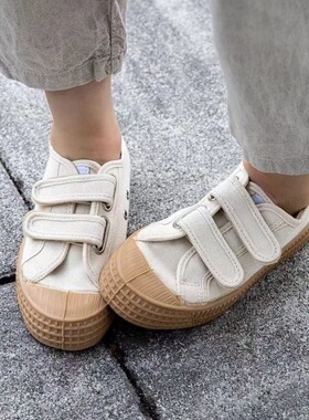 斯洛伐克Novesta儿童魔术贴帆布鞋 百搭透气 特价清仓