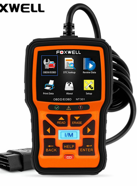 FOXWELL NT301 EOBD OBDII  Automotive Scanner Car Diagnostic