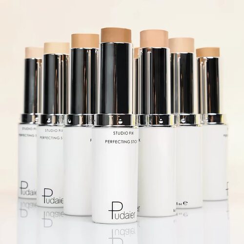 哑光遮瑕粉底棒欧美小麦美黑修容Foundation stick for drak skin