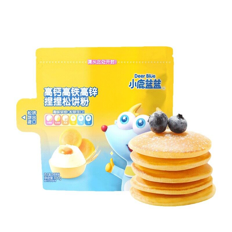 小鹿蓝蓝高钙捏捏松饼粉面粉蛋糕粉华夫饼