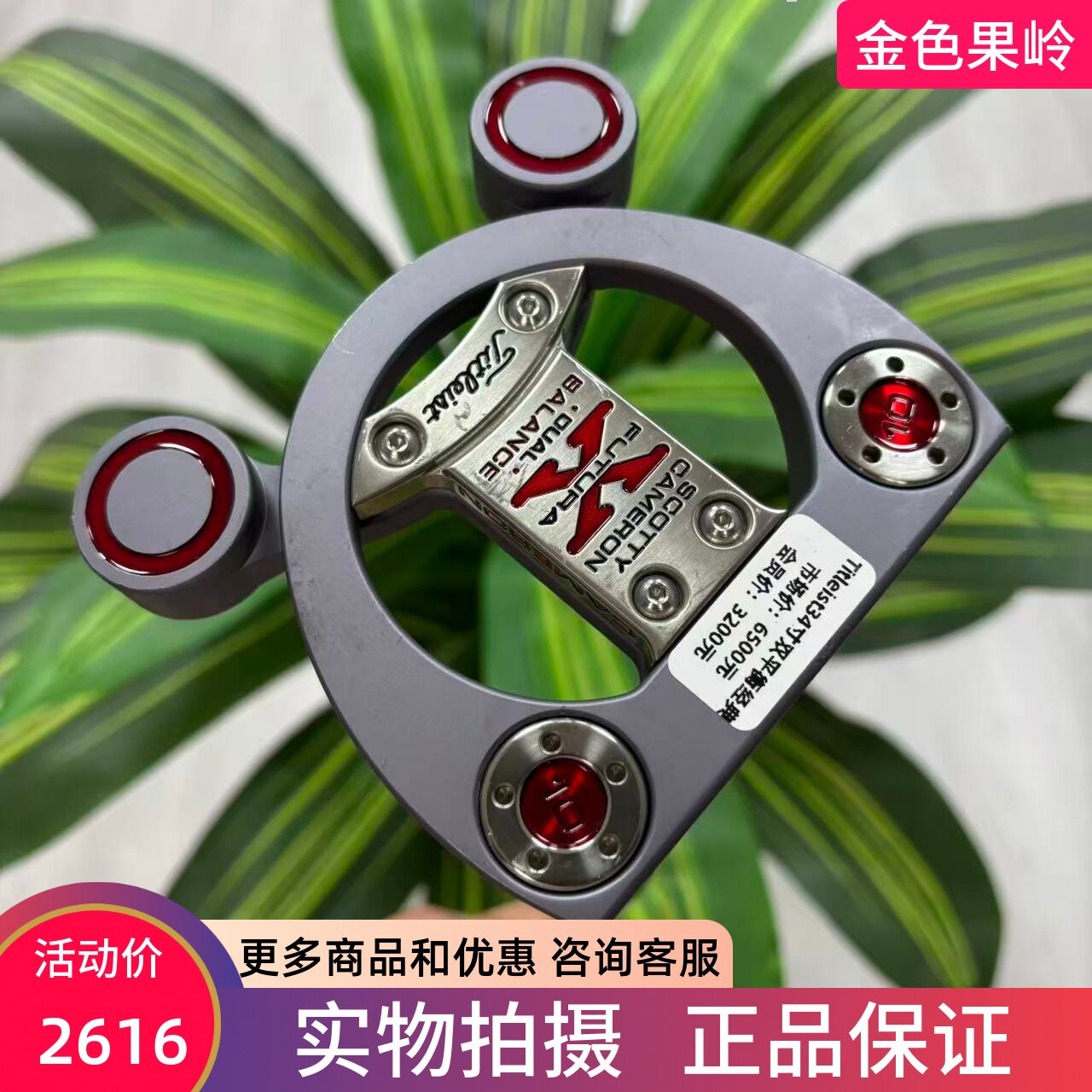 高尔夫球杆 二手Titleist大头推杆34寸 FUTURA卡梅隆米老鼠系列