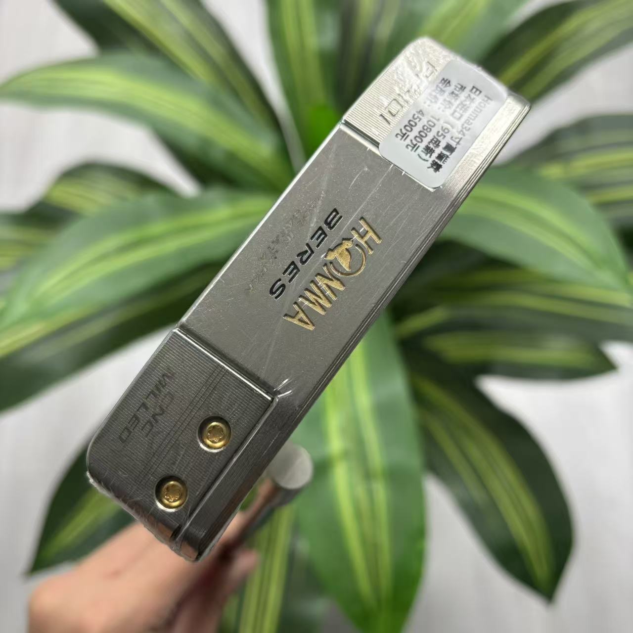 高尔夫球杆 二手95新正品BERES白金版PP-101男士一字条形推杆34寸