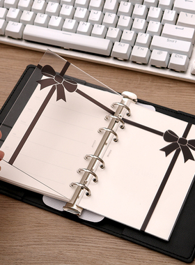 高颜值记事本分隔板m5/a8a7奇葩A6/A6per活页本高透亚克力分隔页