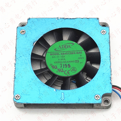 ADDA AB4512MX-QA6 4512 4.5CM 12V 0.09A涡轮鼓风机散热风扇风机