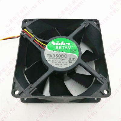 原装 NIDEC TA350DC M34789-57 9238 12V 1A 9cm 服务器散热风扇