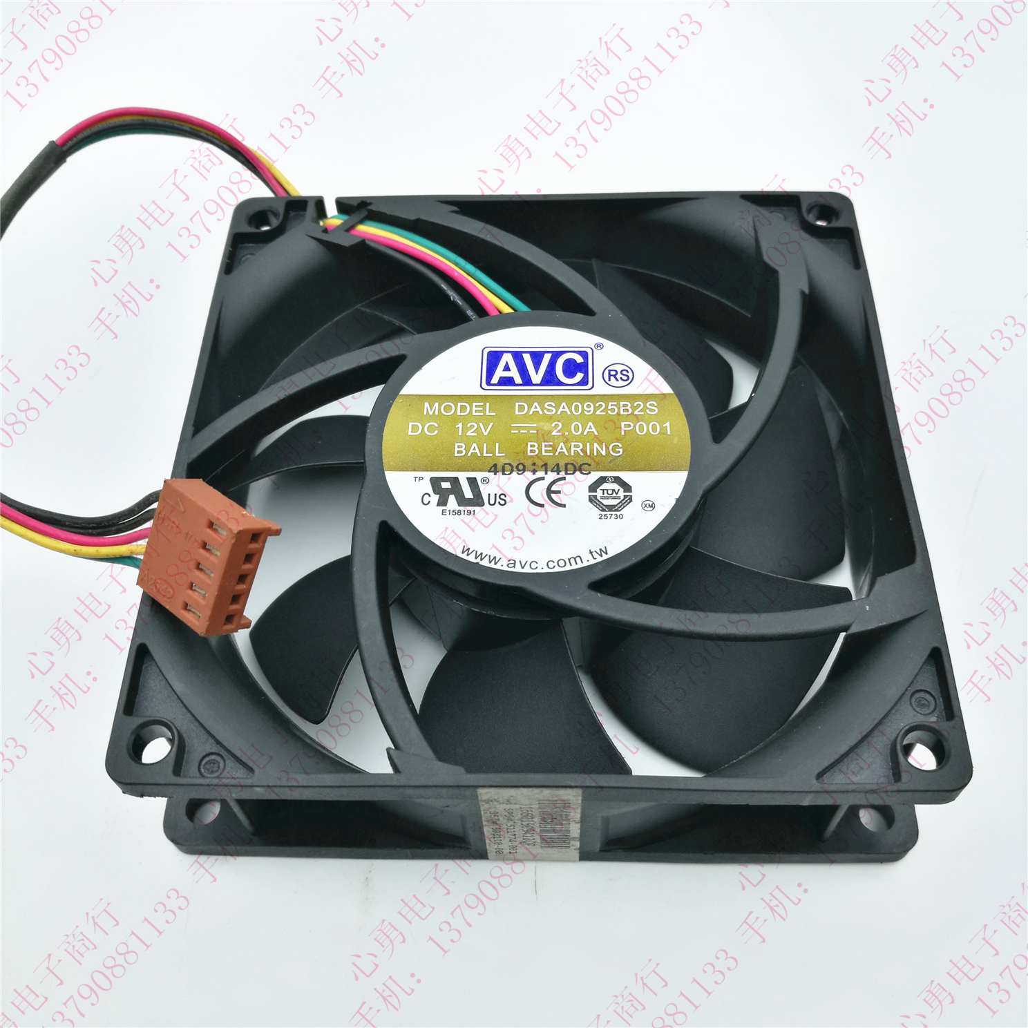 原装AVC 9025 12V 2.0A DASA0925B2S 9CM PWM高转速大风量风扇