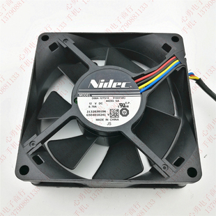 12TS13 12V 机箱 Nidec 服务器散热风扇 8025 D08A 8CM 原装 0.70A