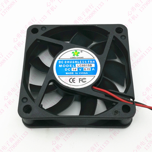 12V 14V 0.15A LON 6CM LC6015S 6015 电源静音2线散热风扇 CHANG