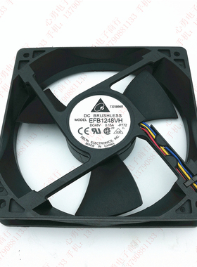原装 台达 EFB1248VH 48V 0.15A 12025 12cm 华为s8505交换机风扇