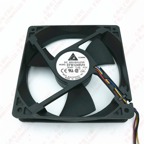 原装 台达 EFB1248VH 48V 0.15A 12025 12cm 华为s8505交换机风扇