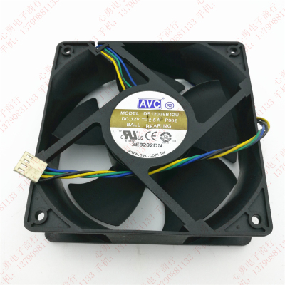 原装 AVC DS12038B12U 12038 12V 2.5A 12CM 暴力服务器散热风扇