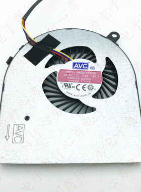原装 AVC BAZE0707R5M P013 01TMP6:X02 DC5V 0.6A 笔记本CPU风扇