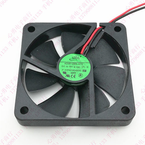 全新原装 ADDA AD0612MX-G70 12V 0.13A 6010 6CM 电源散热风扇