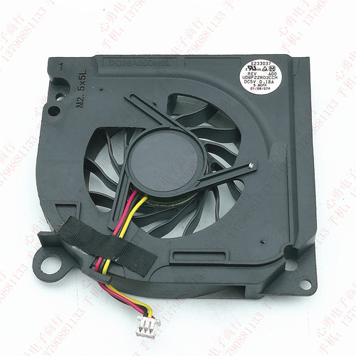 UDQFZZR03CCM 5V 0.18A Dell戴尔 Latitude D620/D630笔记本风扇