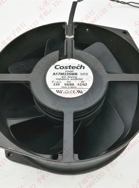 原装 COSTECH A17M23SWB MT0 230V 42/42W 15055 全金属散热风扇
