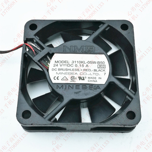 05W B50 6CM NMB 3线变频器散热风扇 6015 3110KL 0.15A 原装 24V
