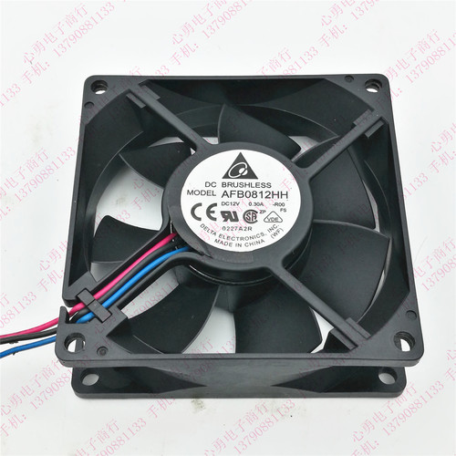 原装  AFB0812HH -R00 12V 0.3A 8025 服务器 电源 散热风扇