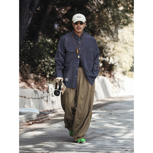 衬衫 长袖 男日系复古休闲条纹衬衣外套百搭上衣 新款 AboutPlanB秋季