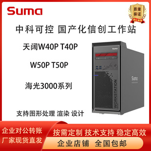 中科可控海光天阔W40P W50P T40P T50P国产信创双路图形工作站